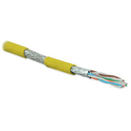 Кабель S/FTP 4 пары, Кат.6а, внутр., 0,56мм, LSZH, желтый, 500м, HL SFTP4-C6A-S23-IN-LSZH-YL-500
