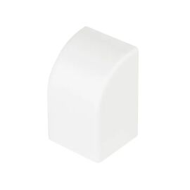 Заглушка 25х25мм, белая, уп.4шт, EKF Plast ecw-25-25x4