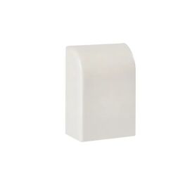 Заглушка 16х16мм, белая, уп.4шт, EKF Plast ecw-16-16x4