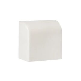 Заглушка 40х16мм, белая, уп.4шт, EKF Plast ecw-40-16x4