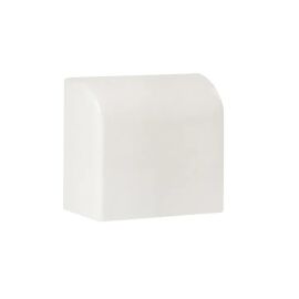 Заглушка 40х25мм, белая, уп.4шт, EKF Plast ecw-40-25x4