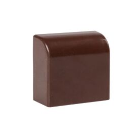 Заглушка 40х16мм, темное дерево, уп.4шт, EKF Plast ecd-40-16x4
