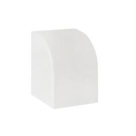 Заглушка 40х40мм, белая, уп.4шт, EKF Plast ecw-40-40x4