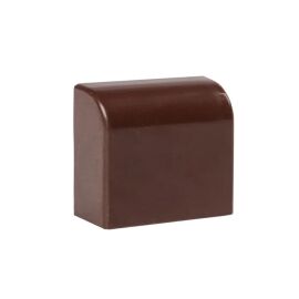 Заглушка 40х25мм, темное дерево, уп.4шт, EKF Plast ecd-40-25x4