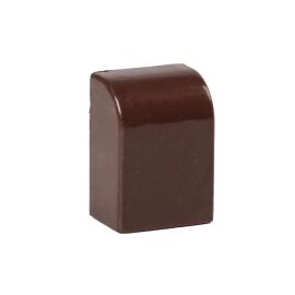 Заглушка 20х10мм, темное дерево, уп.4шт, EKF Plast ecd-20-10x4