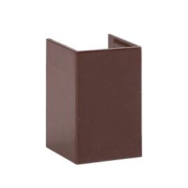 Соединитель 25х25мм, темное дерево, уп.4шт, EKF Plast cond-25-25x4