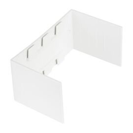 Соединитель 40х25мм, белый, уп.4шт, EKF Plast conw-40-25x4