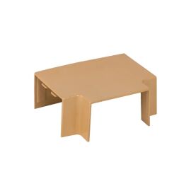Угол T-образный 40х25мм, светлое дерево, уп.4шт, EKF Plast tchl-40-25x4