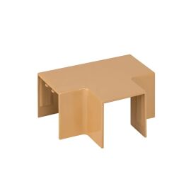 Угол T-образный 25х25мм, светлое дерево, уп.4шт, EKF Plast tchl-25-25x4