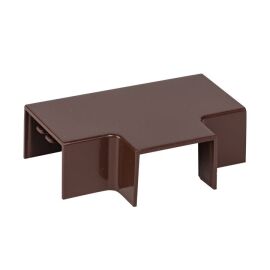 Угол T-образный 25х16мм, темное дерево, уп.4шт, EKF Plast tchd-25-16x4