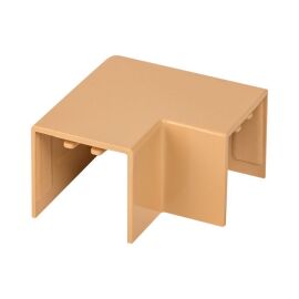 Поворот на 90 град. 25х25мм, светлое дерево, уп.4шт, EKF Plast abl-25-25x4