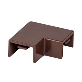 Поворот на 90 град. 15х10мм, темное дерево, уп.4шт, EKF Plast abd-15-10x4