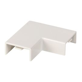 Поворот на 90 град. 20х10мм, белый, уп.4шт, EKF Plast abw-20-10x4