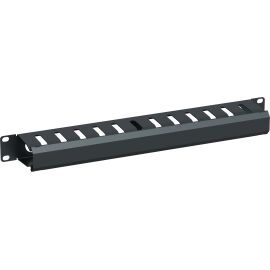 Органайзер горизонтальный 19", 1U, черный РФ, ITK ZP-CO05-1U-12-M-C-R
