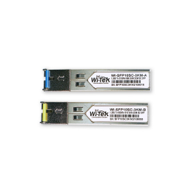 Модуль SFP WDM, уп.2шт, Wi-Tek WI-SFP10SC-3KM