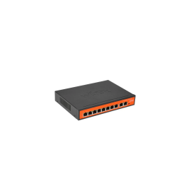 WI-PS210, Коммутатор неуправляемый PoE 120Вт, порты 8 PoE FE + 2FE, режим 250м и VLAN, Watchdog