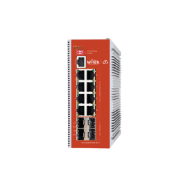 WI-PCMS312GF-BT-I Коммутатор промышленный управляемый L2+, PoE 460Вт, 8GE+4SFP