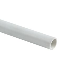 Труба гладкая жесткая ПВХ, d32мм, 2м, уп.50м, белая, EKF Plast trg-32w-2m