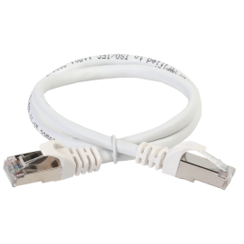 Патч-корд 4 пары, 2хRJ45, 5м, Кат.5e, FTP, белый, PVC, ITK PC08-C5EF-5M