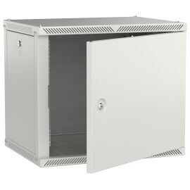 Шкаф настенный 19", 9U, 600х450мм, металл. дверь, серый, LINEA W, ITK LWR3-09U64-MF-2