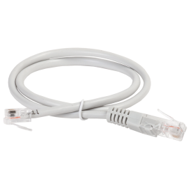 Патч-корд 4 пары, RJ45-RJ12, 0,5м, Кат.5e, UTP, серый, PVC, ITK PC01-4512-05M