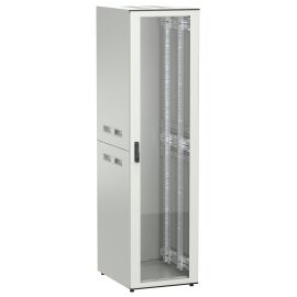 ITK UNITBOX N Шкаф сетевой 19" напольный 47U 600х800мм стеклянная передняя дверь серый