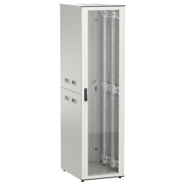 ITK UNITBOX N Шкаф сетевой 19" напольный 47U 600х800мм стеклянная передняя дверь задняя металлическа