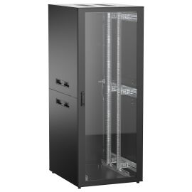 ITK UNITBOX N Шкаф сетевой 19" напольный 42U 800х1000мм стеклянная передняя дверь задняя металлическ