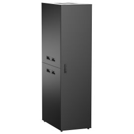 ITK UNITBOX N Шкаф сетевой 19" напольный 47U 600х1000мм металлические двери черный