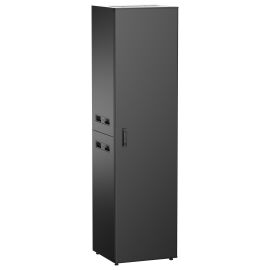 ITK UNITBOX N Шкаф сетевой 19" напольный 47U 600х600мм металлическая передняя дверь черный