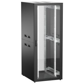 ITK UNITBOX N Шкаф сетевой 19" напольный 42U 800х1000мм стеклянная передняя дверь задняя перфорирова