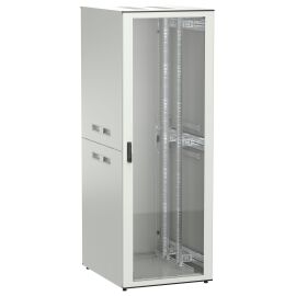 ITK UNITBOX N Шкаф сетевой 19" напольный 47U 800х1000мм стеклянная передняя дверь задняя металлическ