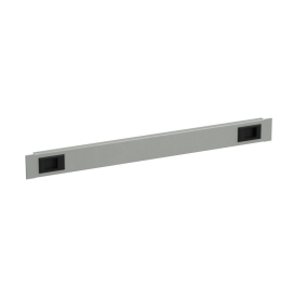 Фальшпанель 19", 1U, крепление на защелках, серая, ITK ZP-FP35-01U-H-G3-R