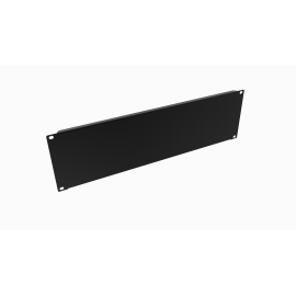 Фальшпанель 19", 3U, черный, DANNMAN 4003039