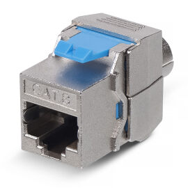 Вставка Keystone Jack RJ-45(8р8с), Кат.8, без инстр. Toolless, Cabeus KJ-RJ45-Cat.8-SH-180-Toolless