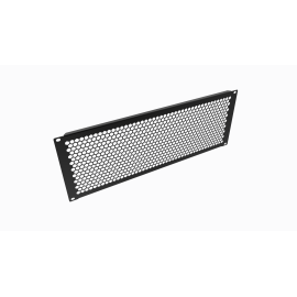 Фальшпанель 19", 4U, перфорированная, черная, DANNMAN 4004009