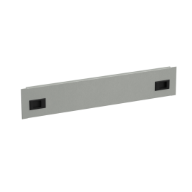 Фальшпанель 19", 2U, крепление на защелках, серая, ITK ZP-FP35-02U-H-G3-R