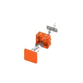 Коробка распаячная огнестойкая E45 85х85х40мм, 6P, 6мм², IP55, 8вв, EKF PROxima plc-kmfr-85-606