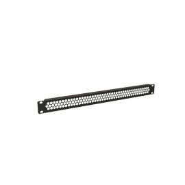 Фальшпанель 19", 1U, перфорированная, черная, Hyperline BPD-1-RAL9005