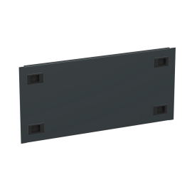 Фальшпанель 19", 5U, крепление на защелках, черная, ITK ZP-FP05-05U-H-G3-R