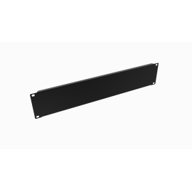 Фальшпанель 19", 2U, черная, DANNMAN 4002039