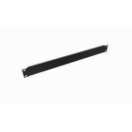 Фальшпанель 19", 1U, черная, DANNMAN 4001039