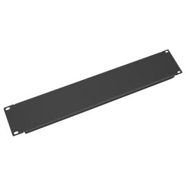 Фальшпанель 19", 2U, черная, Cabeus SH-J019-2U-BK