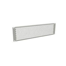 Фальшпанель 19", 3U, перфорированная, серая, Hyperline BPD-3-RAL7035