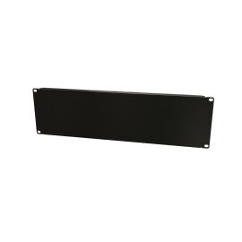 Фальшпанель 19", 3U, черная, Hyperline BPV-3-RAL9005