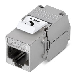 Вставка Keystone Jack RJ-45(8р8с), Кат.5e, без инстр. Toolless, Cabeus KJ-RJ45-Cat.5e-SH-180-Toolless