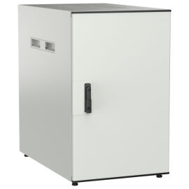 Шкаф напольный 19", 18U, 600х1000мм, металл.перед.дверь, серый, UNITBOX N, ITK UBN35-18U61-M