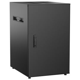 Шкаф напольный 19", 18U, 600х800мм, металл. перед. дверь, черный, UNITBOX N, ITK UBN05-18U68-M