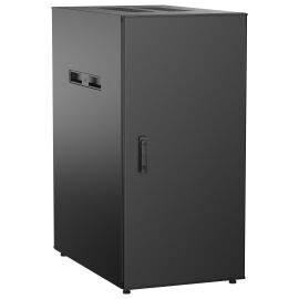 Шкаф напольный 19", 24U, 600х1000мм, металл. двери, черный, UNITBOX N, ITK UBN05-24