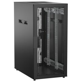Шкаф напольный 19", 24U, 600х1000мм, перф. двери, черный, UNITBOX N, ITK UBN05-24U61-PP